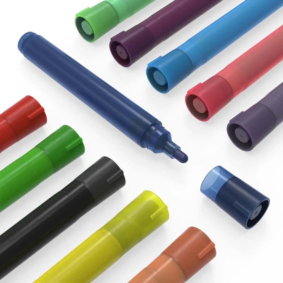 glass whiteboard markers