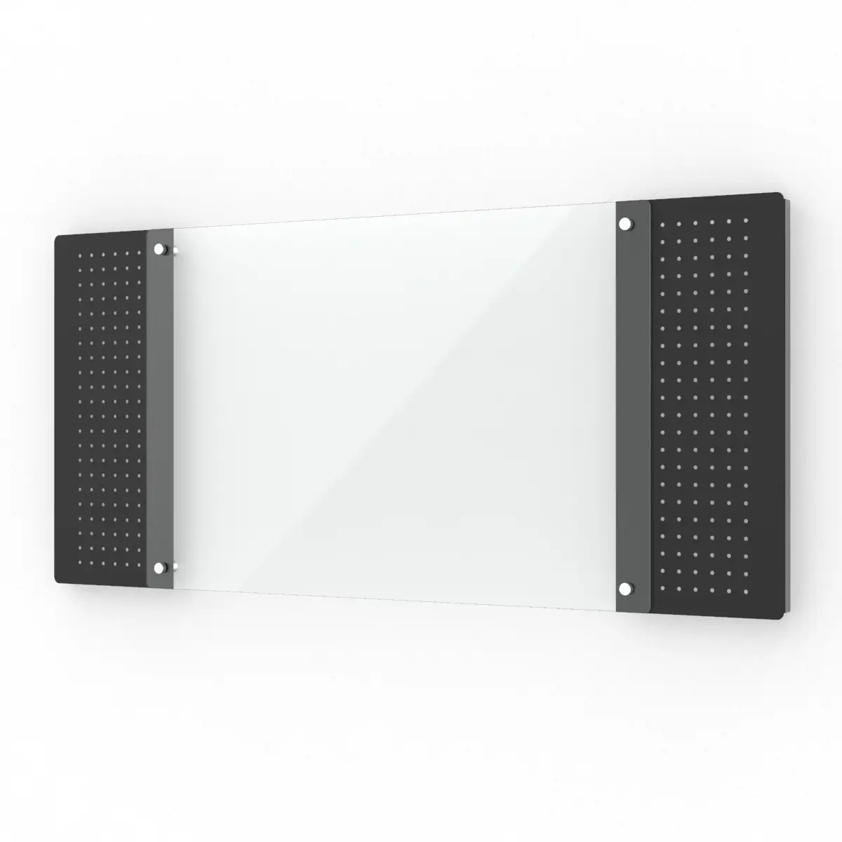 Pegboard With Glass Whiteboard